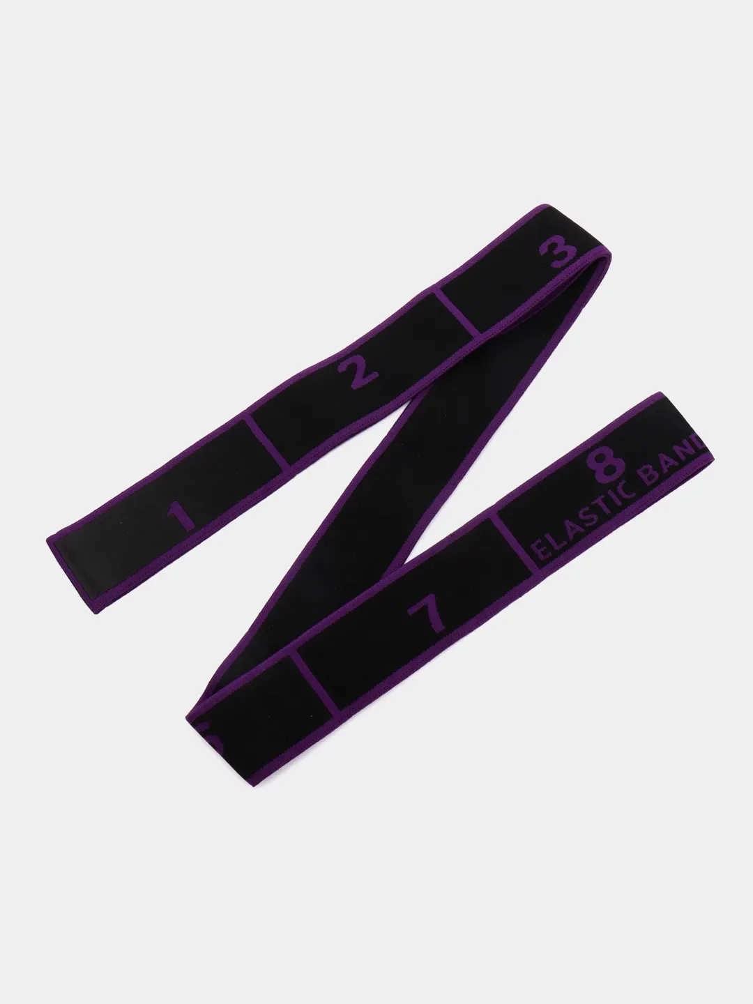 Фиолетовый эспандер ленточный, лента, резинка, для растяжки, ElastiсBand