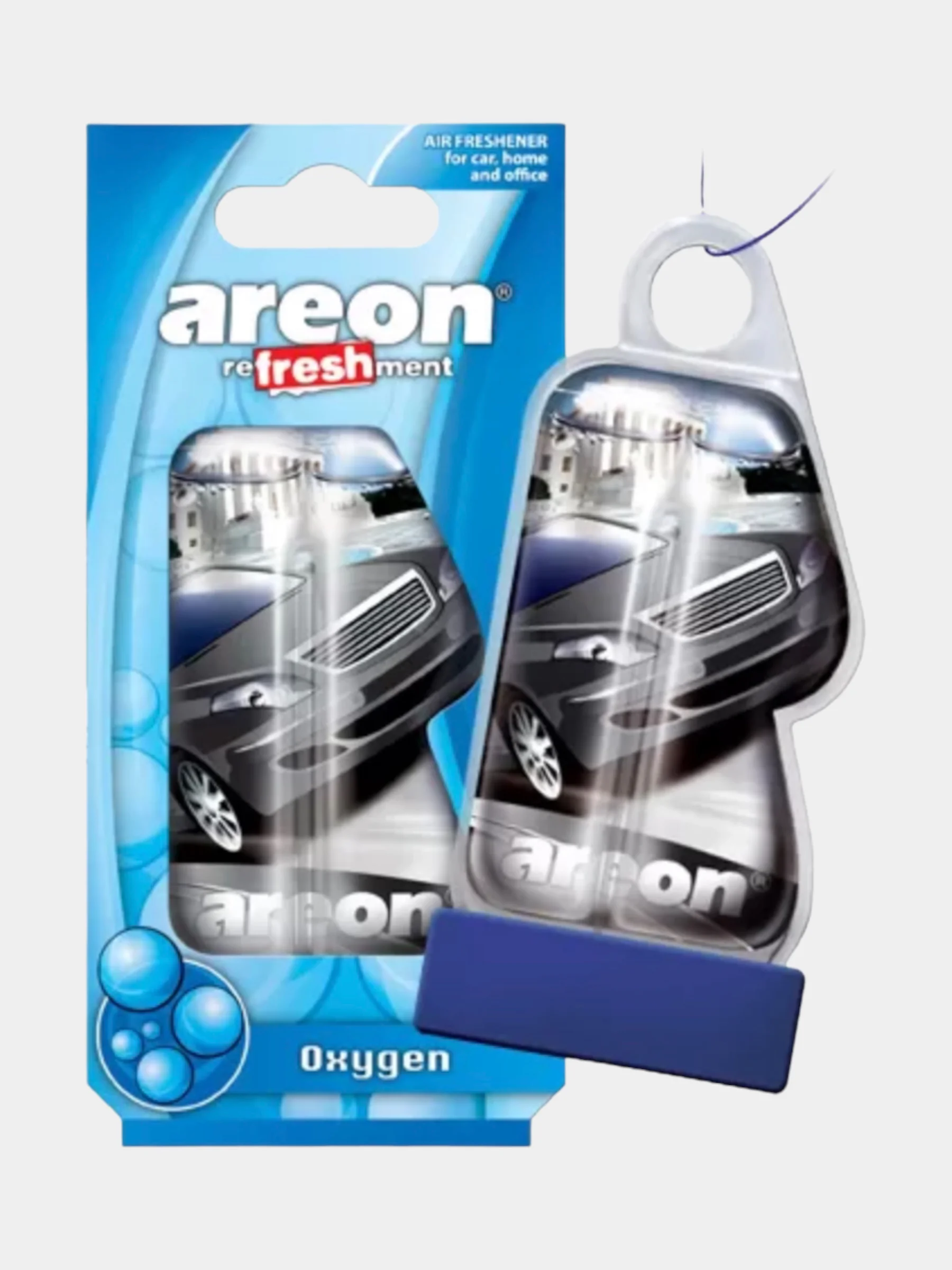 Ароматизатор воздуха для автомобиля Areon Liquid, подвесной, гелевый