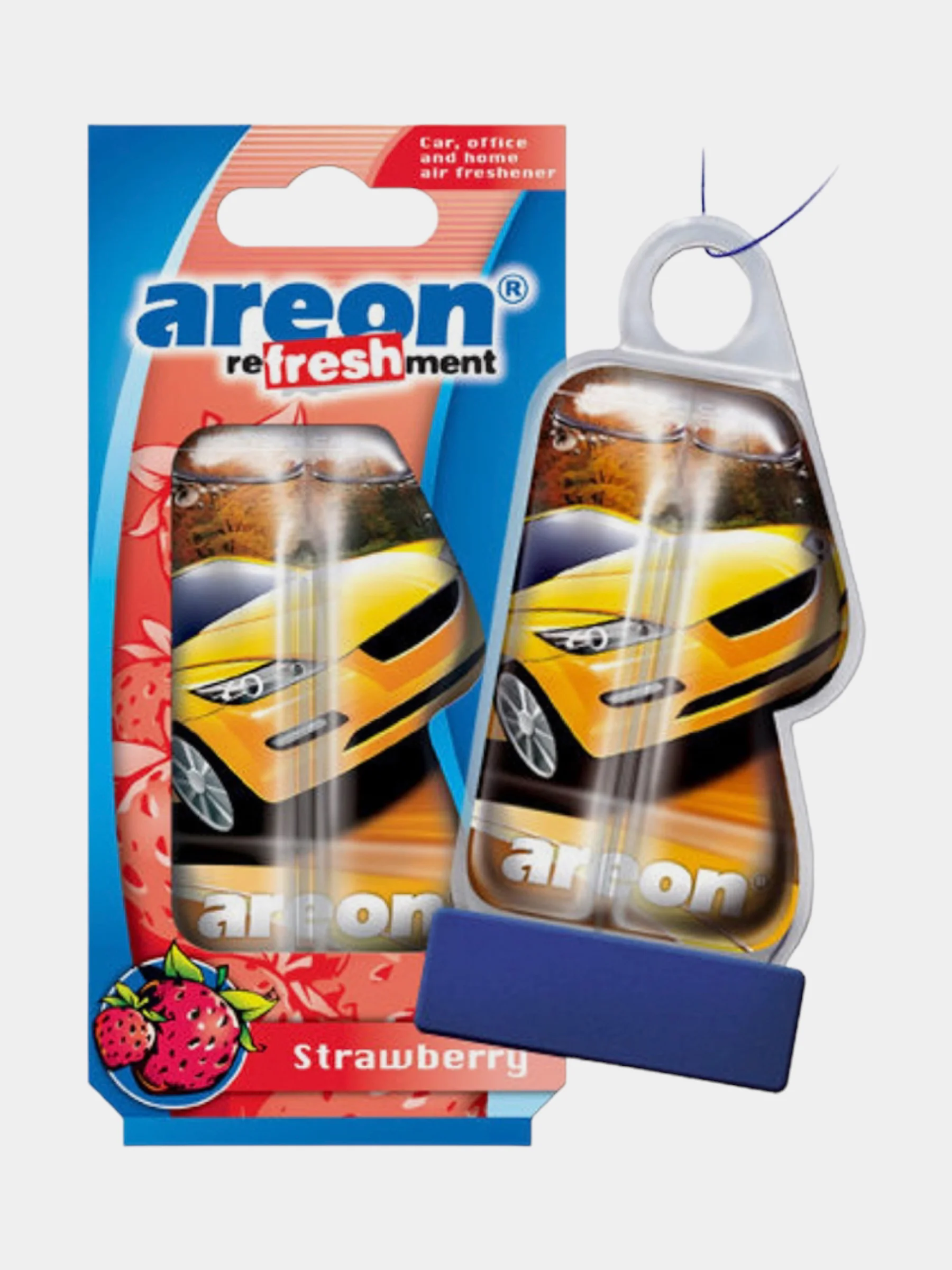 Ароматизатор воздуха для автомобиля Areon Liquid, подвесной, гелевый