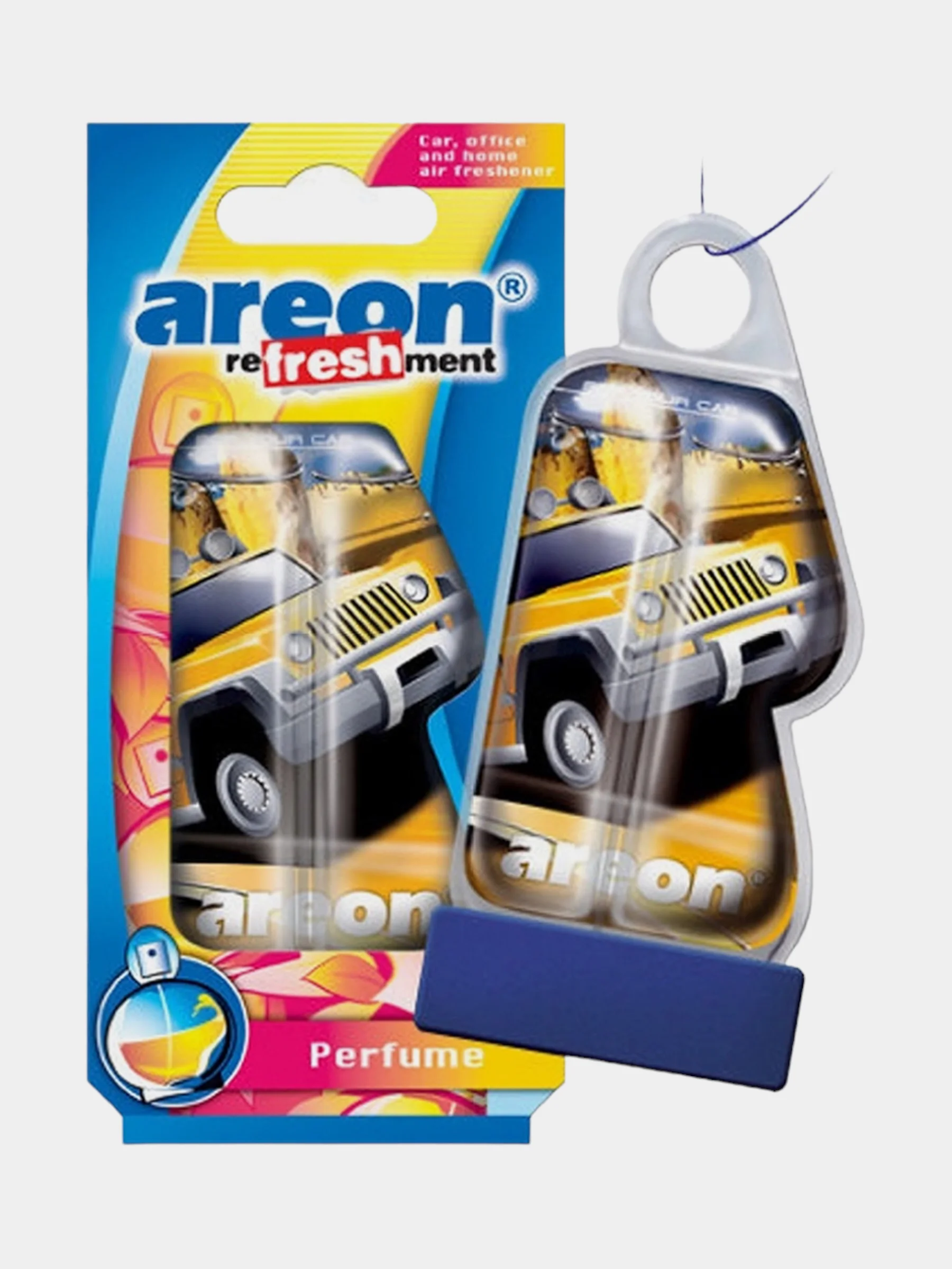 Ароматизатор воздуха для автомобиля Areon Liquid, подвесной, гелевый