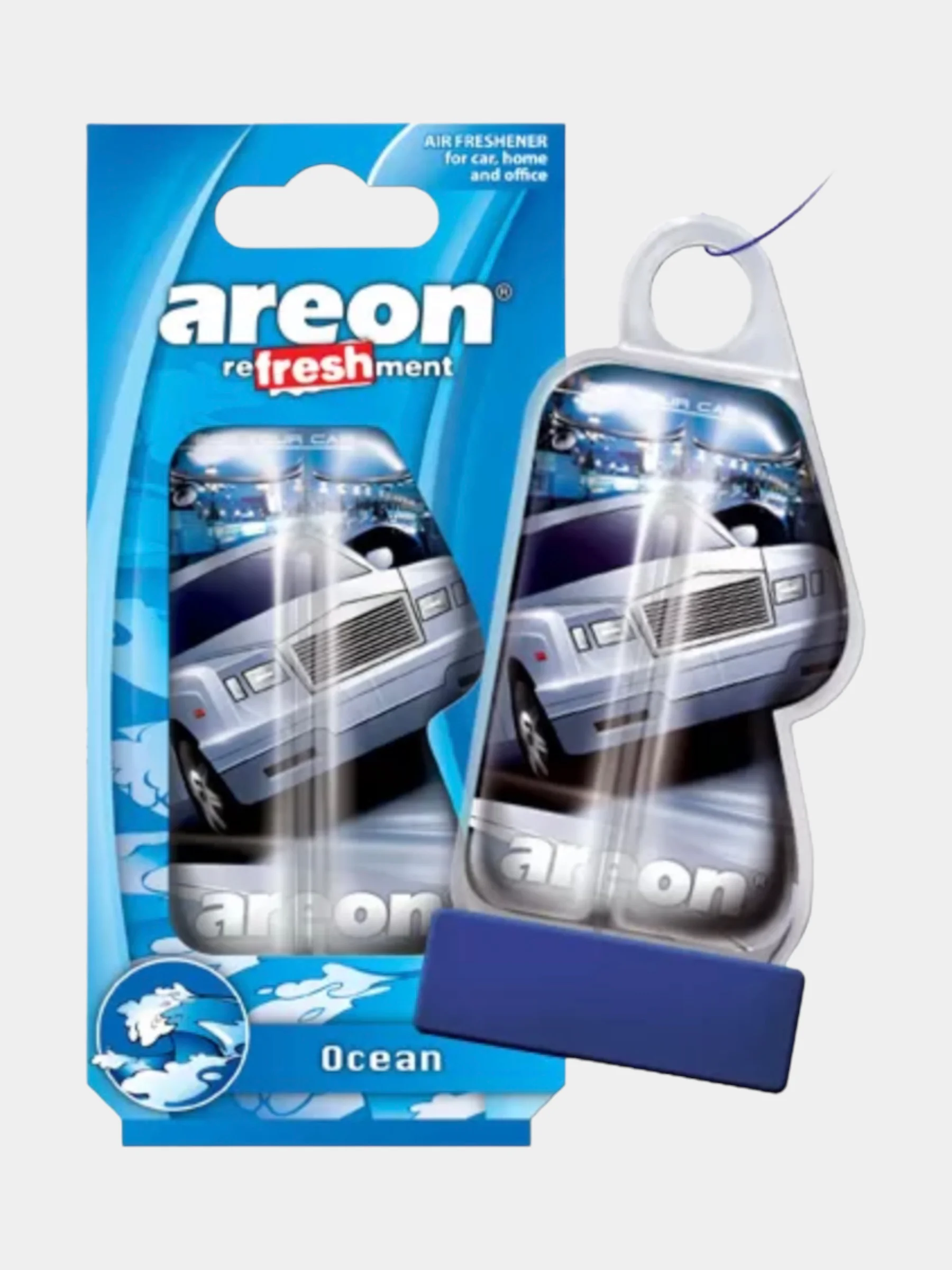 Ароматизатор воздуха для автомобиля Areon Liquid, подвесной, гелевый