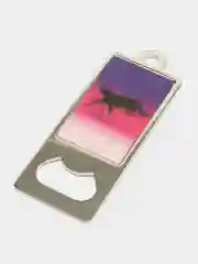 Открывалка металлическая Brauberg "Животные", 36 х 96 мм, с 3D-изображением