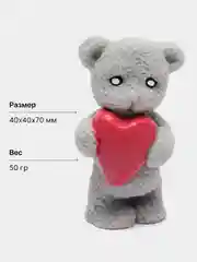 Серый мыло декоративное "Для детей", 27 видов, фигурное, ручная работа
