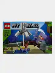 Аметистовый конструктор детский My world, по мотивам игры Майнкрафт