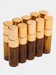 Флакон для духов, 4 объема, коричневое стекло