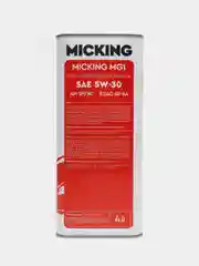 Моторное масло Micking Gasoline Oil MG1 5W-30/5W30, синтетическое, API SP/RC, 4 л