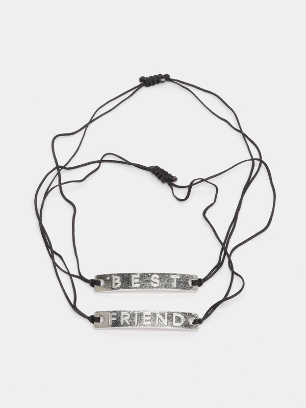 Браслеты парные, на руку, нить с подвеской, "Best friend"
