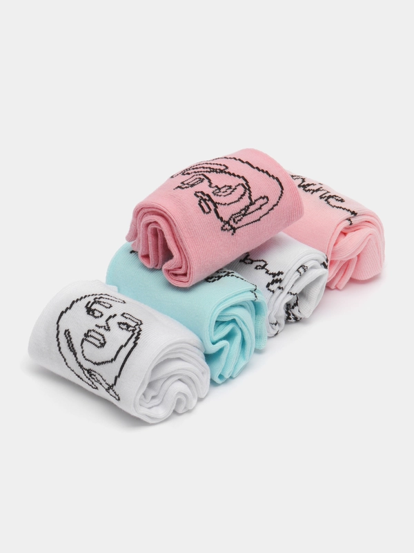 Набор женских носков KAFTAN "Pretty" 5 пар, размер 36-39
