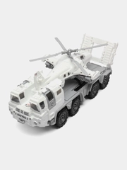 Военный тягач "Арктика", с вертолетом