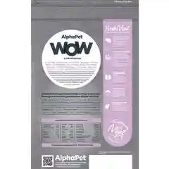 Сухой корм AlphaPet WOW, для взрослых домашних кошек и котов, с уткой и потрошками, 1,5 кг