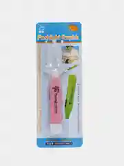 Розовый палочка для чистки ушей, с LED подсветкой, 3 насадки