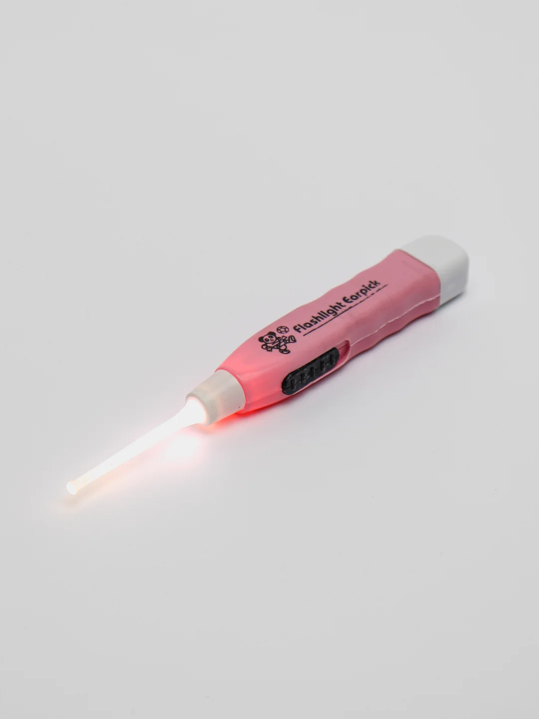 Розовый палочка для чистки ушей, с LED подсветкой, 3 насадки
