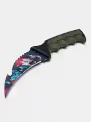 Индиго нож керамбит туристический