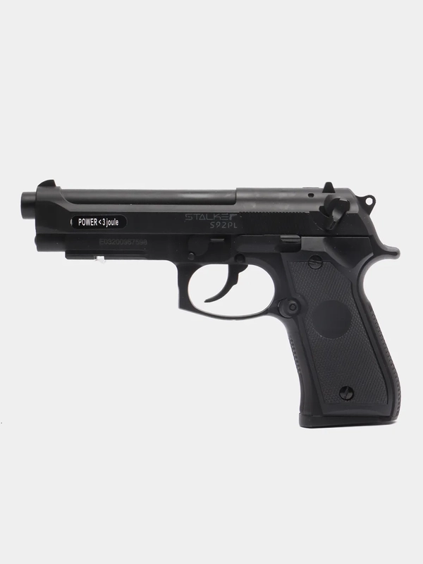 Пневматический пистолет Stalker S92PL Беретта Beretta M92 FS (Италия), планка Weaver, СО2
