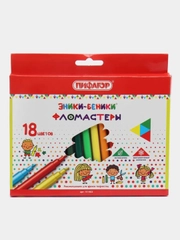 Фломастеры ПИФАГОР "ЭНИКИ-БЕНИКИ", 18 цветов