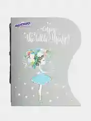 Подставка-держатель для книг и учебников Юнландия "Flower girl", раздвижная, металлическая