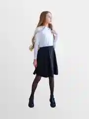 Юбка для девочки Nota Bene  школьная ,полу солнце