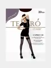 Шоколадный чулки женские Teatro "Caprice", 20 ден
