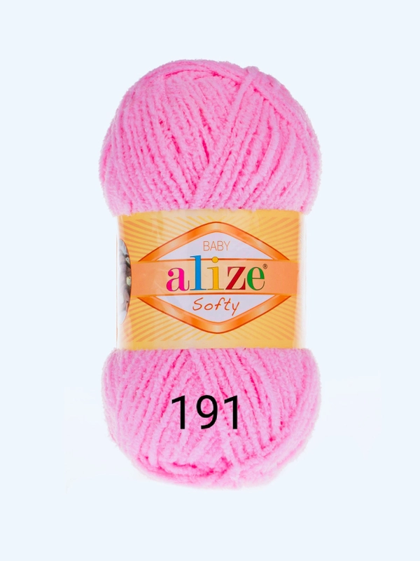 Плюшевая пряжа Alizе softy, 50 г, 115 м