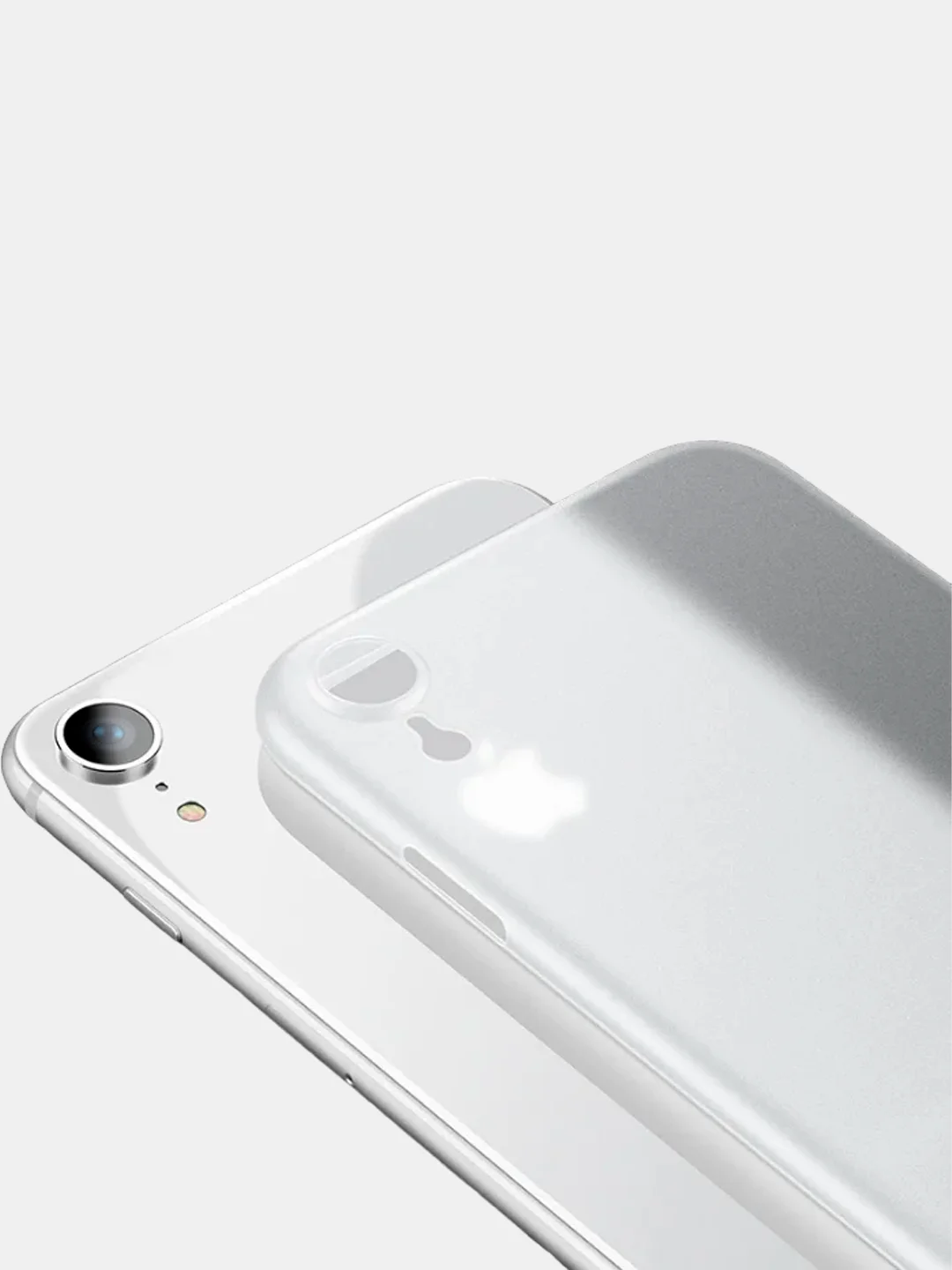 Красный ультратонкий матовый чехол на iphone X/XS/XS Max/XR