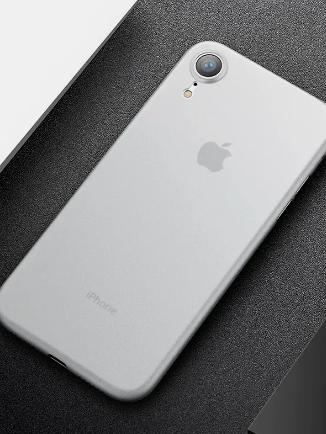 Белый ультратонкий матовый чехол на iphone X/XS/XS Max/XR