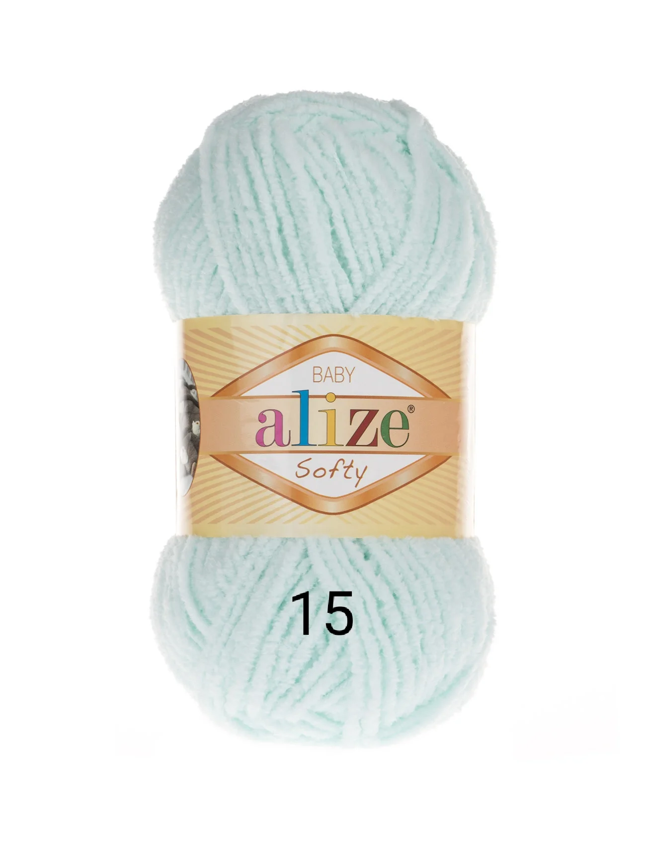 Плюшевая пряжа Alizе softy, 50 г, 115 м
