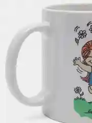 Синий кружка с принтом "Love is...", "Любовь это...", "Лав из..."