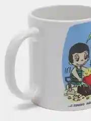 Голубой кружка с принтом "Love is...", "Любовь это...", "Лав из..."