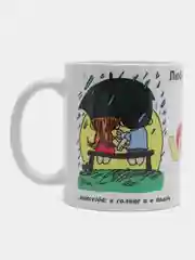 Оранжевый кружка с принтом "Love is...", "Любовь это...", "Лав из..."