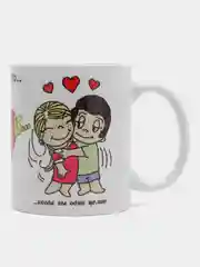 Зеленый кружка с принтом "Love is...", "Любовь это...", "Лав из..."