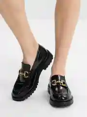 Черный лоферы женские, премиум качества