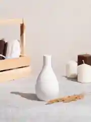 Белый ваза для интерьера