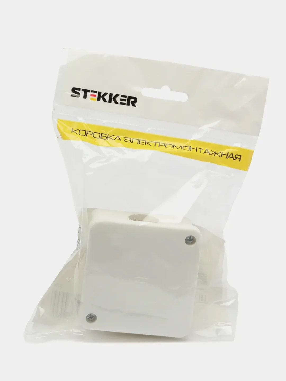 Коробка разветвительная, 75*75*42 мм, 250/380В, 4 вывода, Stekker EBX10-24-44