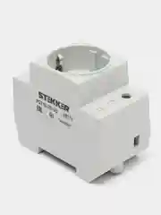 Розетка на DIN-рейку 2P+PE,16А STEKKER PST16-70-20