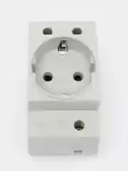 Розетка на DIN-рейку 2P+PE,16А STEKKER PST16-70-20