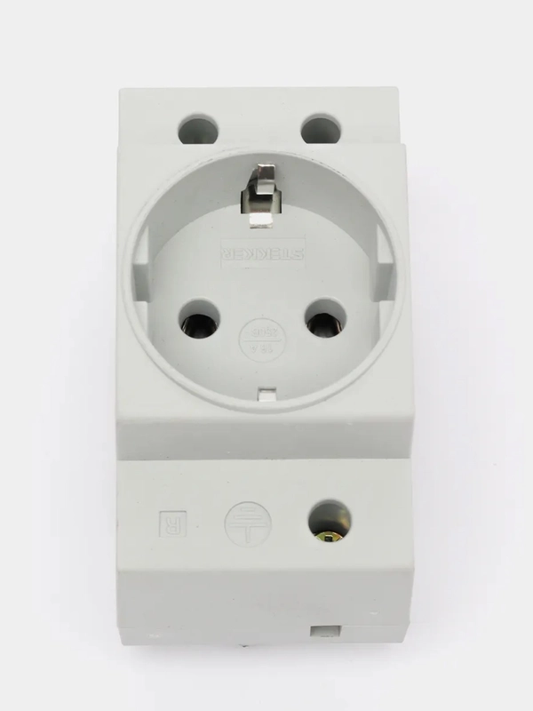 Розетка на DIN-рейку 2P+PE,16А STEKKER PST16-70-20