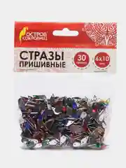 Стразы для творчества "Капля", ассорти, 6х10 мм