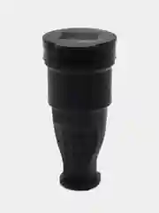Черный розетка переносная одноместная с заземлением 230В, 16А, STEKKER RST16-21-44
