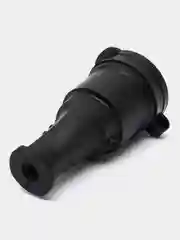Черный розетка переносная одноместная с заземлением 230В, 16А, STEKKER RST16-21-44