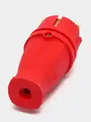 Красный вилка прямая с заземляющим контактом 250В, 16A RPG16-21-442