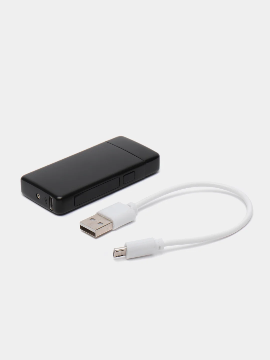 Черный электронная зажигалка с USB зарядкой