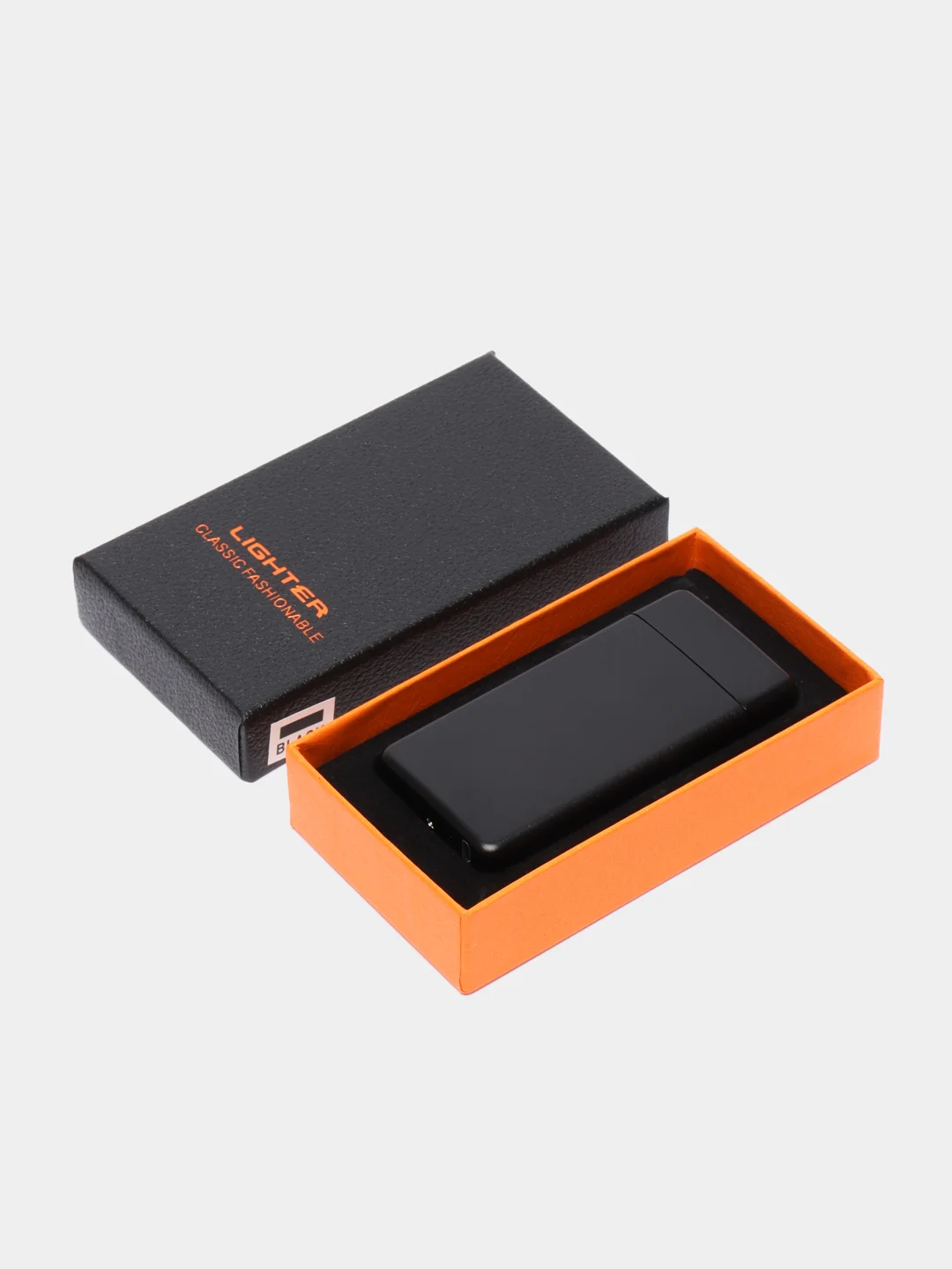 Черный электронная зажигалка с USB зарядкой
