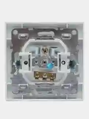 Белый розетка телевизионная  1-местная 75 Ом, 5-862МГц STEKKER PST00-9008-01