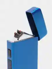 Голубой электронная зажигалка с USB зарядкой