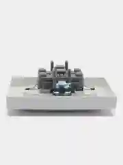Белый розетка с заземлением и защитной шторкой Stekker PST16-9014, 220В, 16А