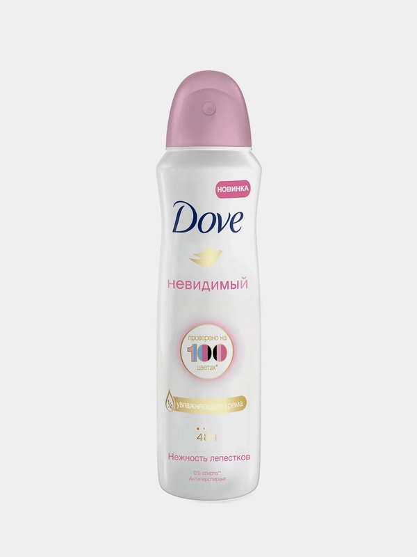 Дезодорант-антиперспирант женский Dove "Нежность лепестков", невидимый, 150 мл