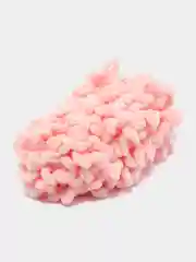 Красный пряжа Alize Puffy, петельки большие, микрополиэстер, 100 г, 9 м