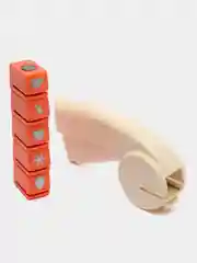 Дырокол фигурный, со сменными насадками, 5 штук