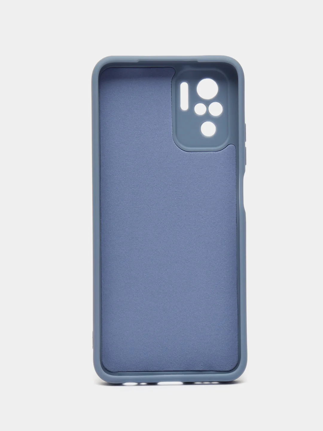 Синий меланж чехол силиконовый Xiaomi Redmi Note 9, 9S, 9T, 9 Pro, 10, 10S, 10 Pro, 11, 11S, 11T, 11Pro
