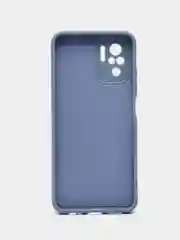 Синий меланж чехол силиконовый Xiaomi Redmi Note 9, 9S, 9T, 9 Pro, 10, 10S, 10 Pro, 11, 11S, 11T, 11Pro